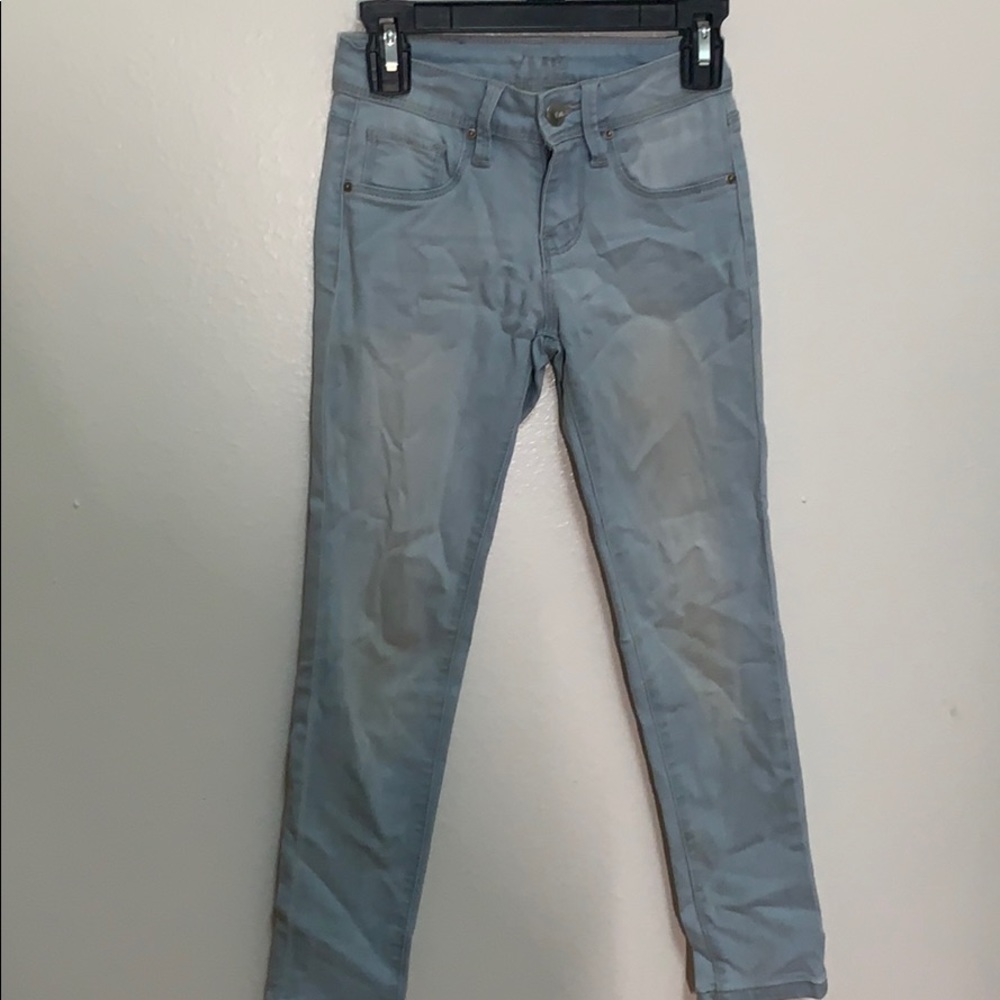 YMI Light Blue skinny jeans for girls